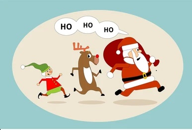 Watch the Santa Run in the video below!