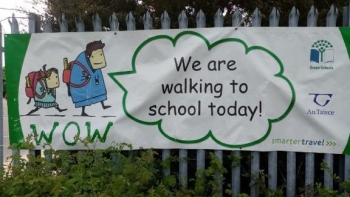 Green Schools Flag 4 - Walk On Wednesdays